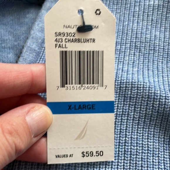 🏷 NWT Nautica Quarter Zip - Picture 3 of 13